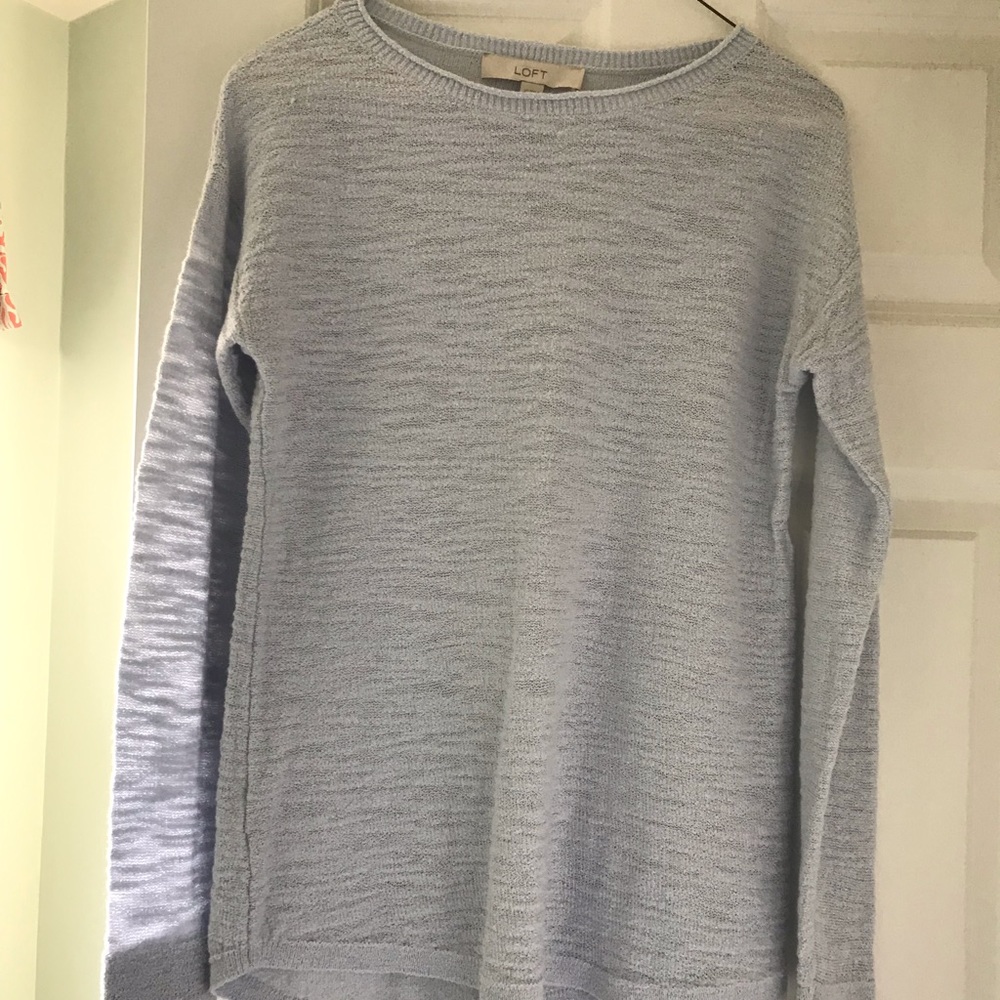 Light blue loft sweater